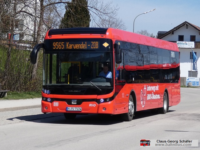 RVO Regionalverkehr Oberbeayernbus Ebusco 2.2 Wagen 7126