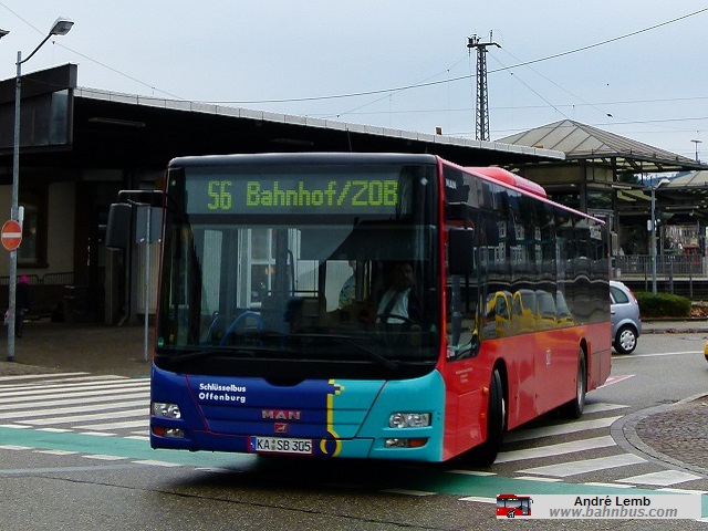 S&uuml;dwestbus MAN Lions City Wg. 305 - ausgemustert - www.bahnbus.com