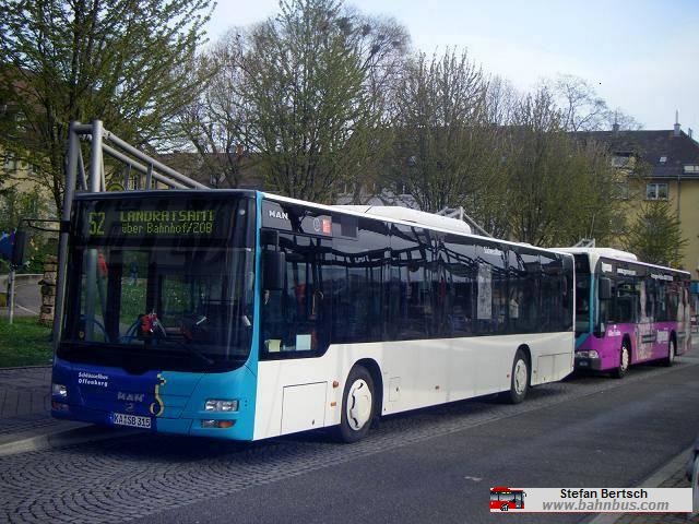 S&uuml;dwestbus MAN Lions City Wg. 315 - ausgemustert - www.bahnbus.com