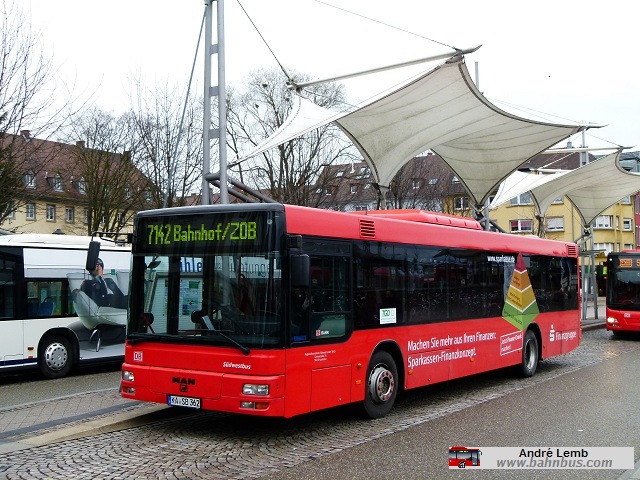 S&uuml;dwestbus MAN N&Uuml; 262 Wg. 362 - ausgemustert - www.bahnbus.com