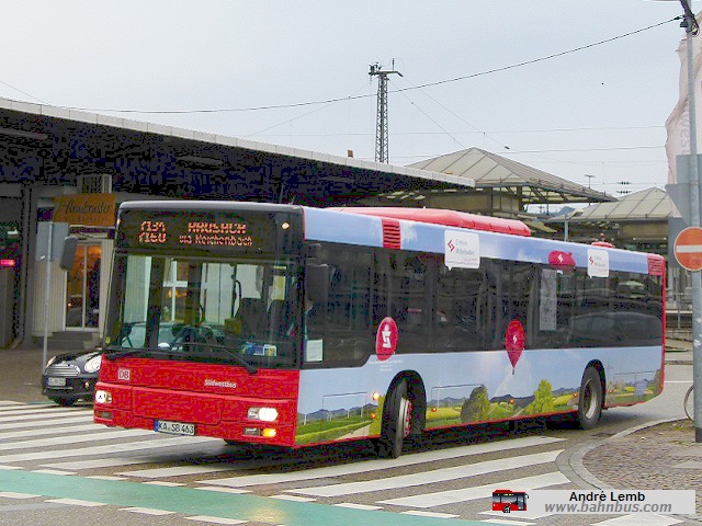 S&uuml;dwestbus MAN N&Uuml; 262 Wg. 463 - ausgemustert - www.bahnbus.com